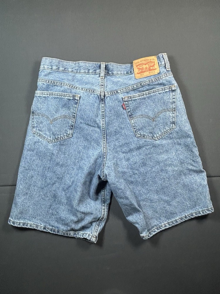 LEVI's Men's Size 36 550 Jean Shorts Relaxed Fit Blue Denim 100% Cotton