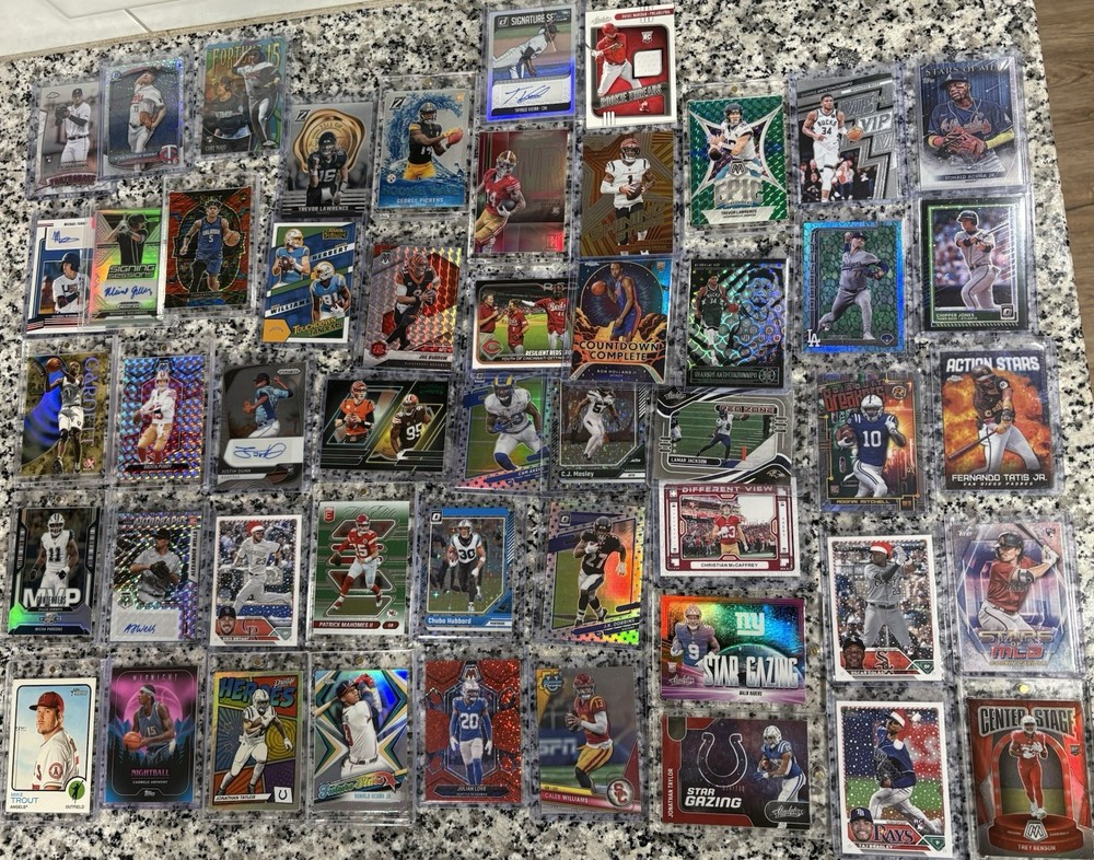 GIGANTIC Sports Card Collection Auto Jersey 1/1 Rookie RC Lot Mahomes Hurts