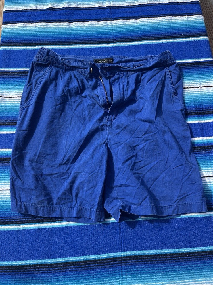 Royal Blue Christian Dior Men’s Shorts Size 36  Vintage