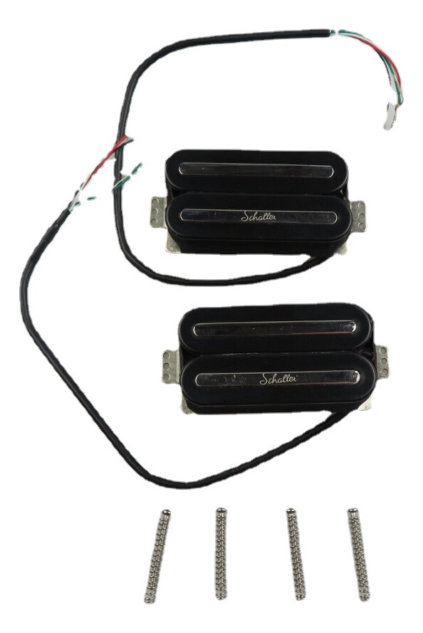 Black Neck+Bridge Hot Stuff Humbucker Pickups High Performance Pickups Metal