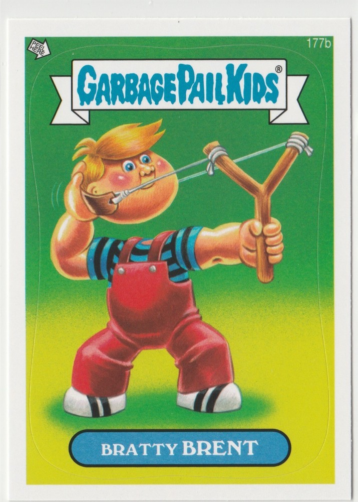 Bratty Brent 177b Garbage Pail Kids GPK 2013 Series 3 BNS3 Brand New