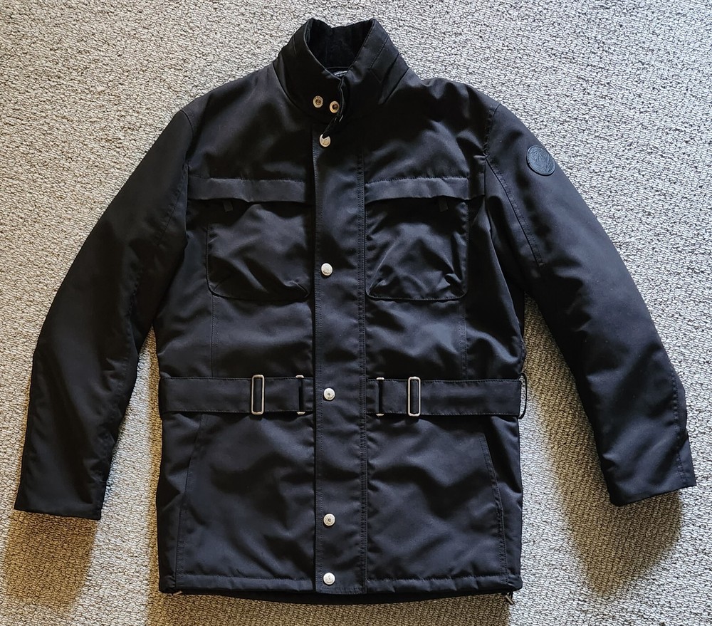 GUCCI Mens Racemaster Black Nylon Jacket Size 38-48 S
