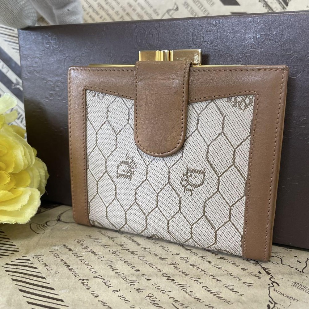 Dior Compact Trotter Wallet in Monogram Canvas