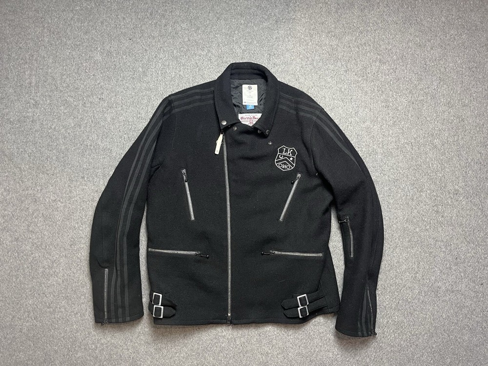 Adidas ObyO Wool Motorcycle Jacket for Bikers KZK Style