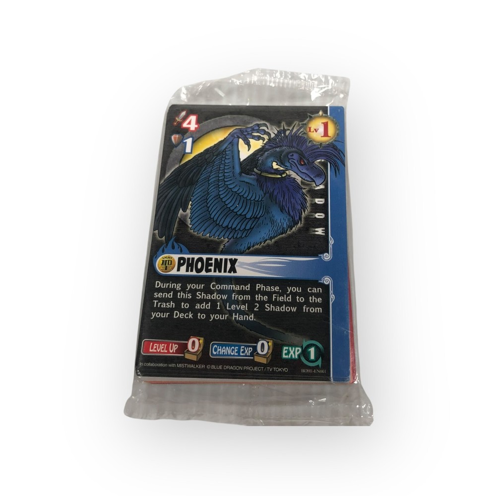 Blue Dragon Role Playing Card Game Sealed Pack w/ Beginners Guide & Playmat