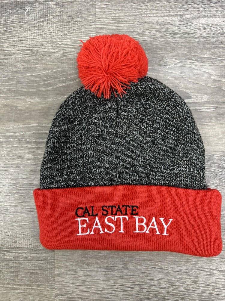 CAL STATE EASTBAY 2022 OAKLAND A'a College Night SGA Beanie GRAY RED NEW