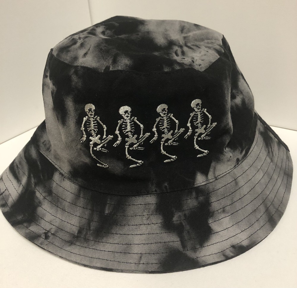 Disney Mickey Mouse Skeleton Dance Bucket Hat Silly Symphony NWOT Vintage Disney World