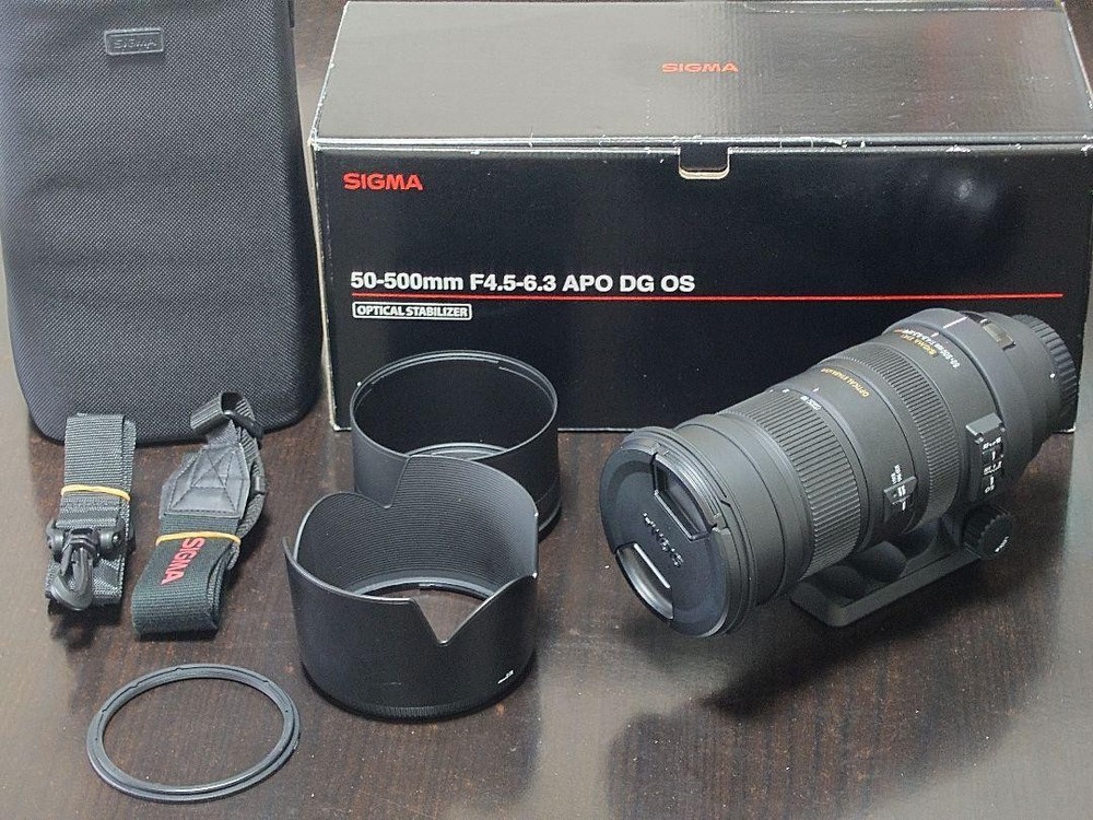 Sigma 50-500mm f/4.5-6.3 DG OS HSM Telephoto Zoom Lens for DSLR