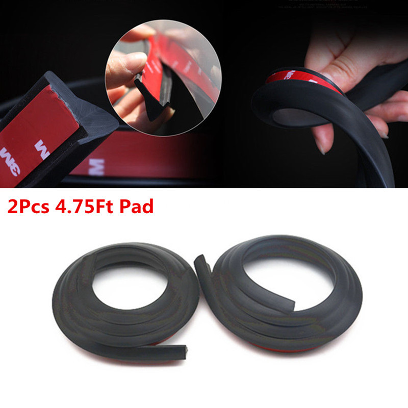 Car Fender Flare Extension Wheel Eyebrow Moulding Trim Wheel 2x 4.75' Arch Strip