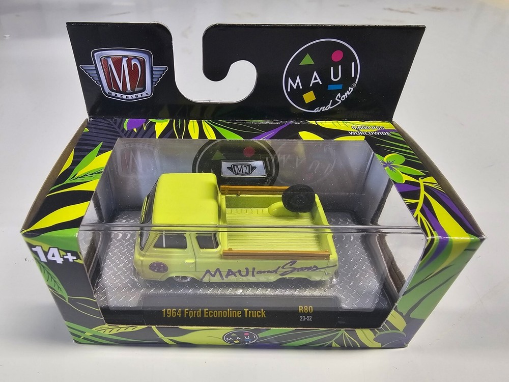 M2 Machines 1:64 Diecast 1964 Ford Econoline Truck Maui & Sons