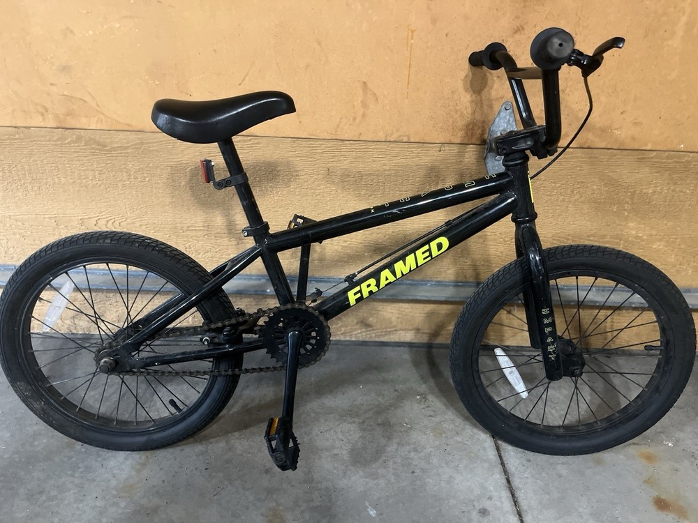 Framed Impact BMX Bike Green Black Like New Great Condition