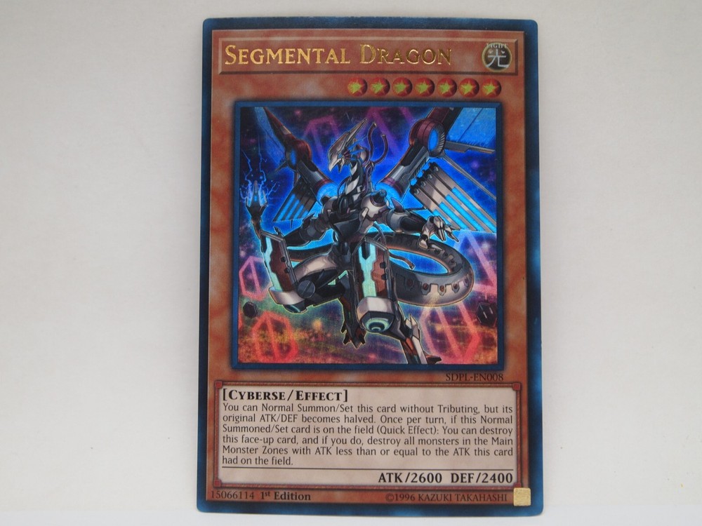 Yu-Gi-Oh TCG Segmental Dragon SDPL-EN008 1st Edition Ultra Rare Near Mint