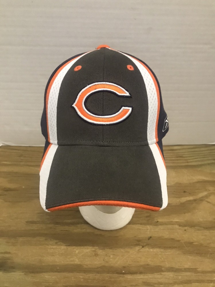 Reebok NFL Equipment Chicago Bears Fitted Hat - Stretch Fit L/XL