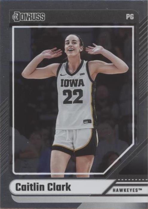 2024 Panini Caitlin Clark Collection - Base Donruss Metalized #13 Caitlin Clark (RC)