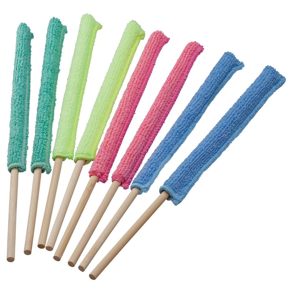 8-Piece Microfiber Dusting Sticks for Easy Cleaning