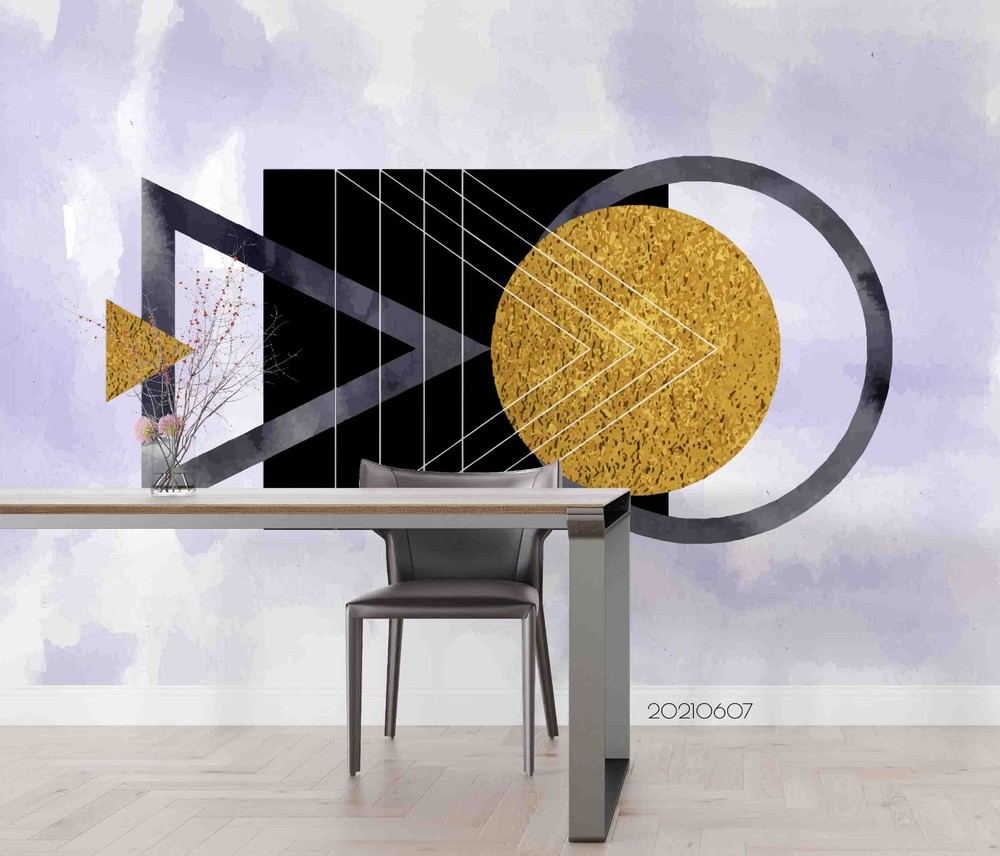 3D Geometric Graphic Wall Murals Wallpaper Murals Wall Sticker 5