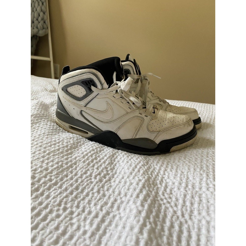 Nike Air Flight Falcon White Basketball Shoes 397204-102 Men's Size 9.5