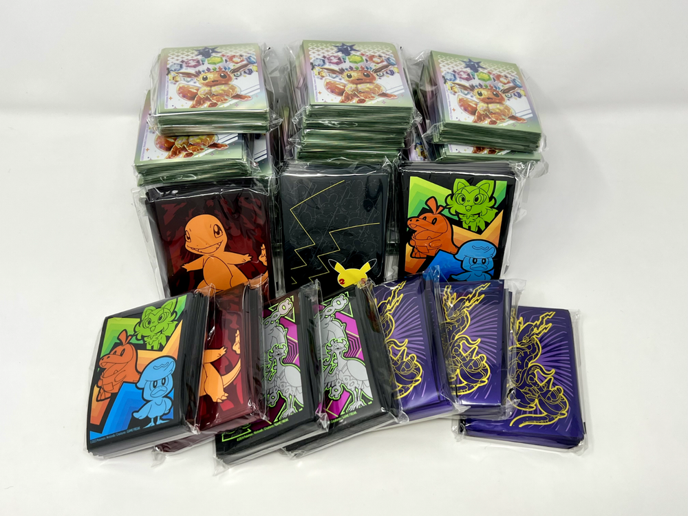 🔥 POKEMON TCG LOT OF 30 ETB CARD SLEEVE PACKS ASSORTED BRAND NEW SEALED 🔥