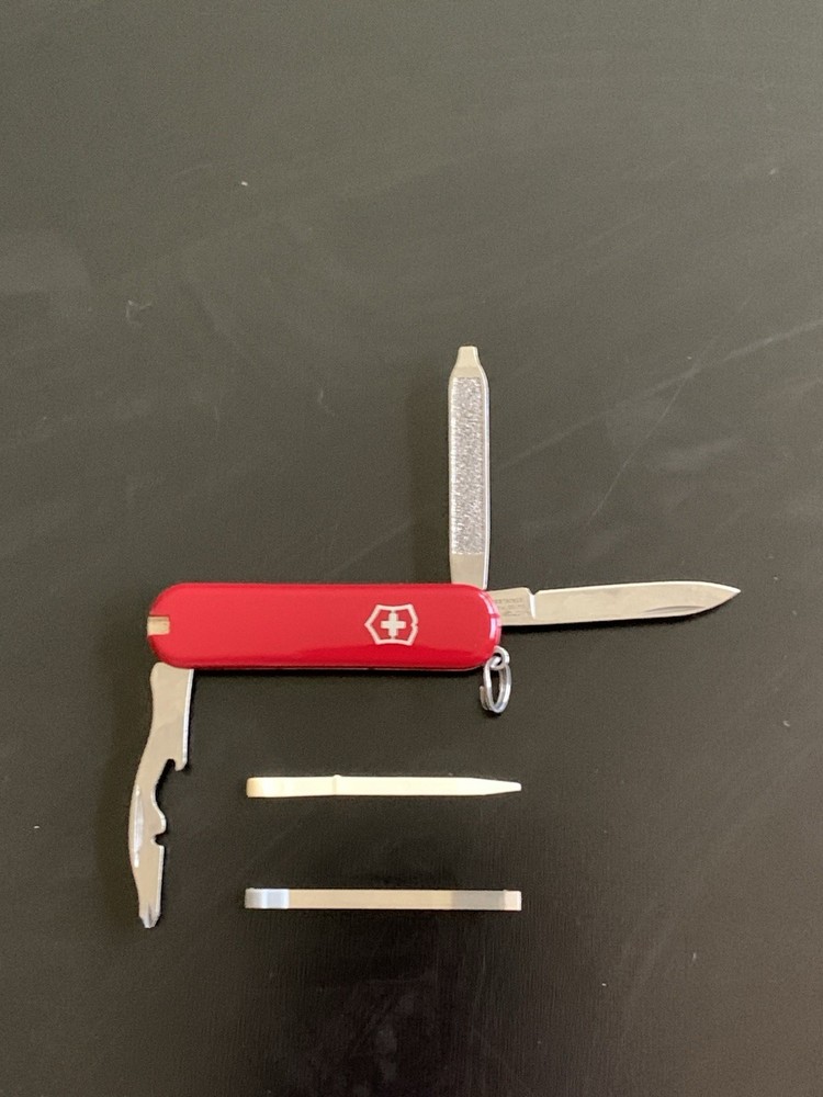 Victorinox Rally 58mm Red Swiss Army Knife Compact Multi-Tool