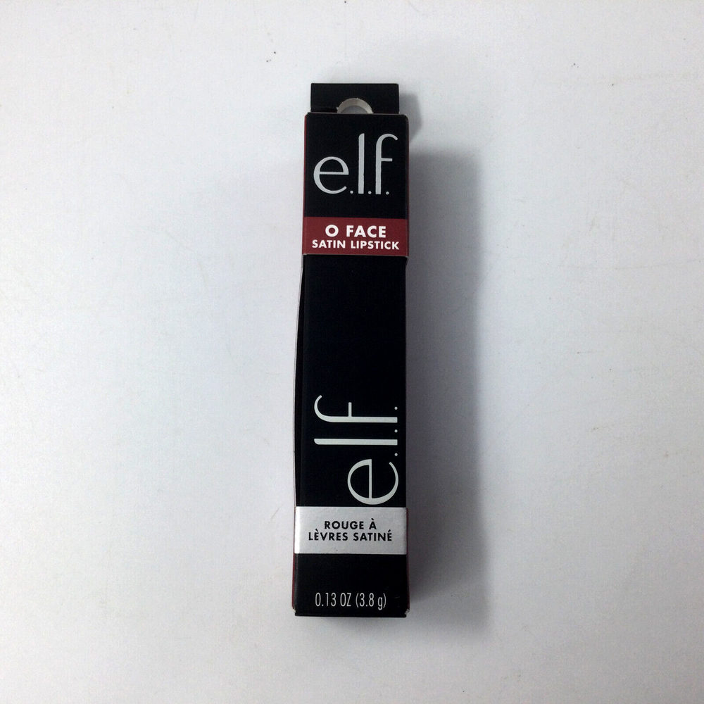 ELF Satin Lipstick Rouge A 81791 Shameless Vegan 0.13 oz