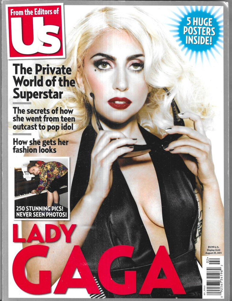 Us Magazine Lady Gaga Special Collector's Issue Music Fashion Posters Included