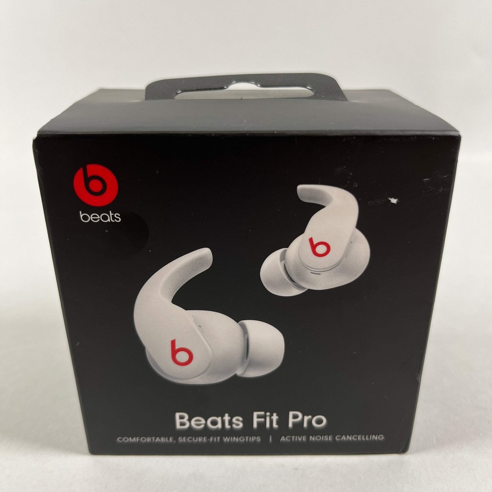 Broken New Beats Fit Pro Wireless In-Ear Bluetooth Headphones White MK2G3LL/A