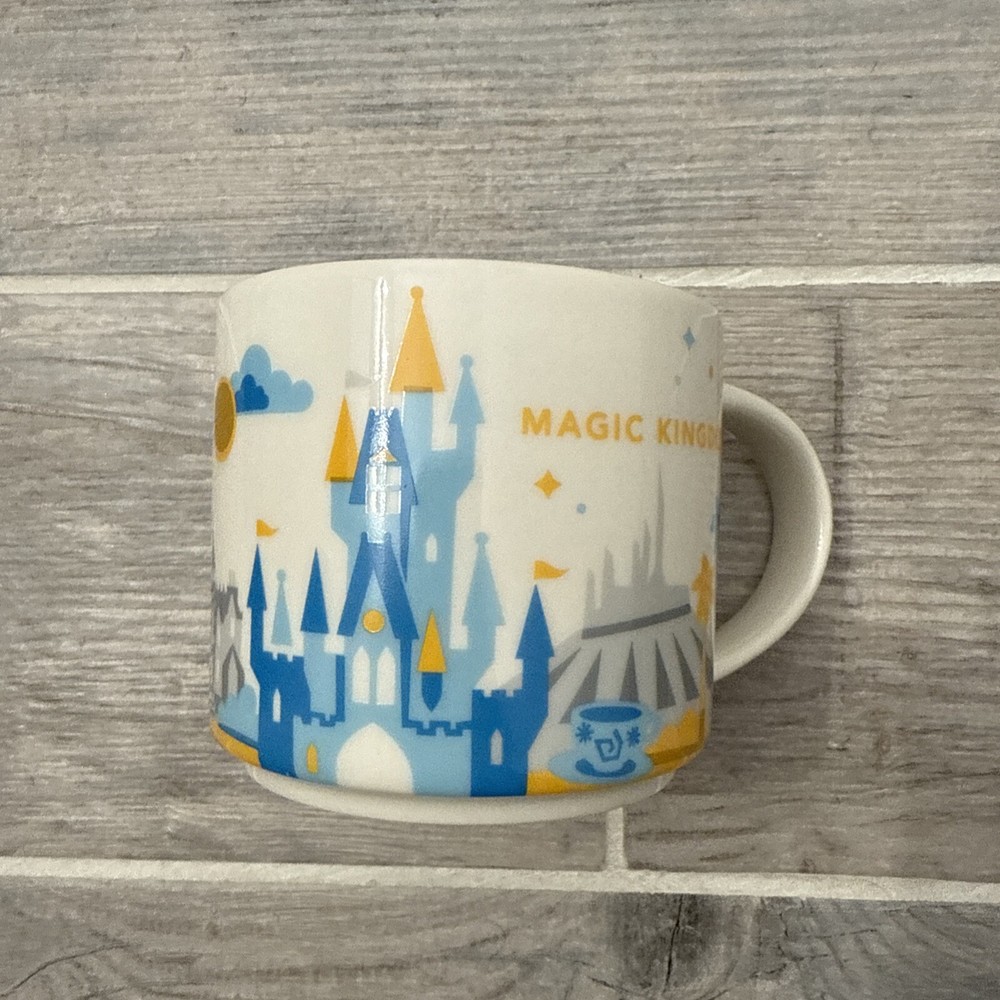 Disney STARBUCKS Mickey Mouse Magic Kingdom SPLASH MOUNTAIN Travel Mug Tumbler