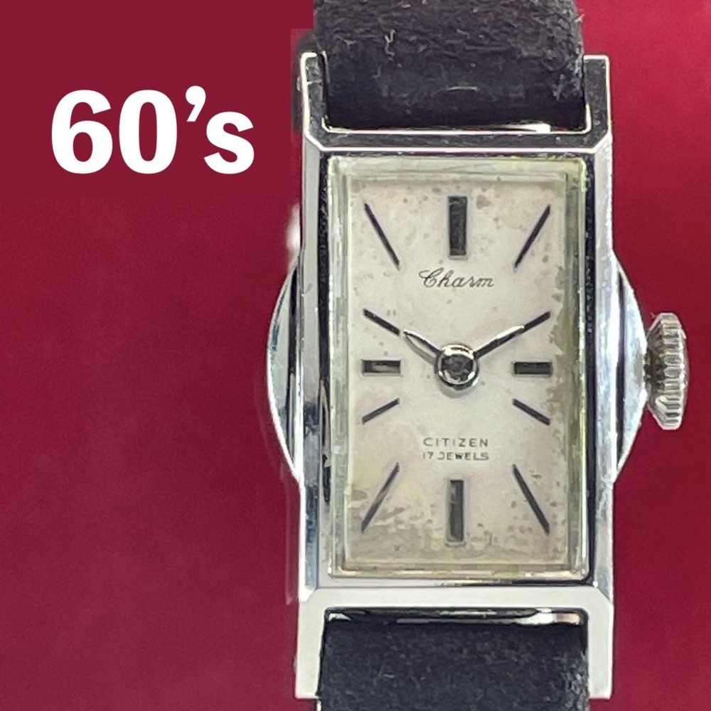Vintage 60s CITIZEN Hand-Wound Japanese Watch Overhauled Unused Japan