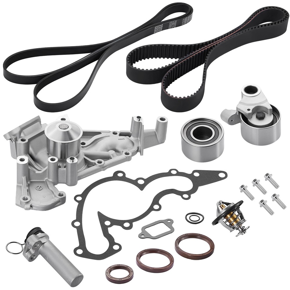 Engine Timing Belt Kit with Water Pump For Toyota Tundra 2000-2004 4.7L V8