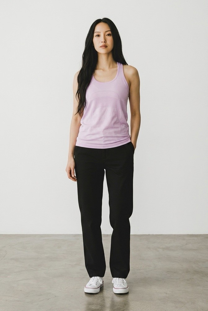 Lululemon Swiftly Tech Sleeveless Racerback Tank Top Women’s Size 12 Pink Purple