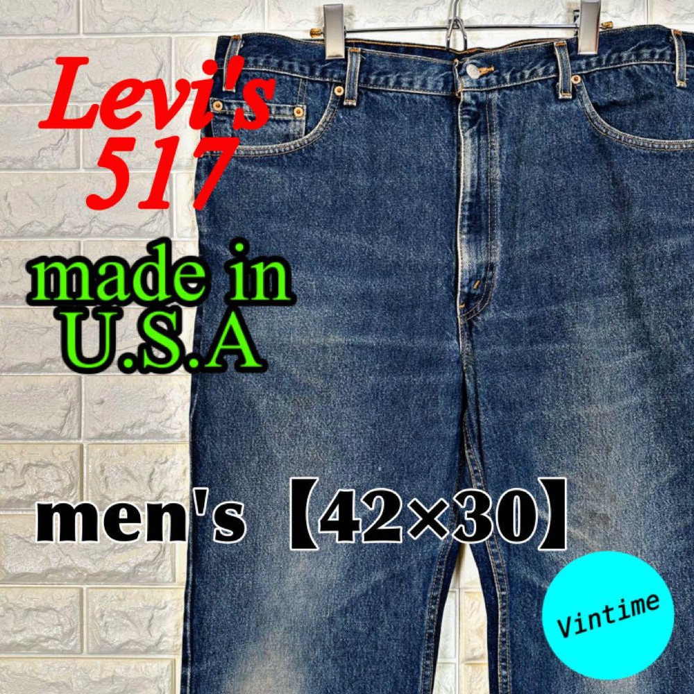 V667 Usa Levi S 517 Denim Pants Men'S 42 30