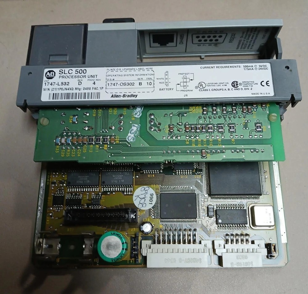 Allen Bradley 1747-L531 Ser D SLC 500 Processor Unit