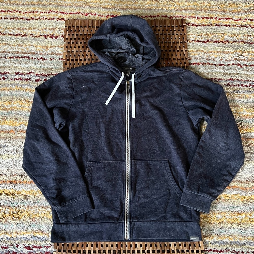 Eddie Bauer Full Zip Hoodie Hoody Jacket Blue Men's Size Medium M