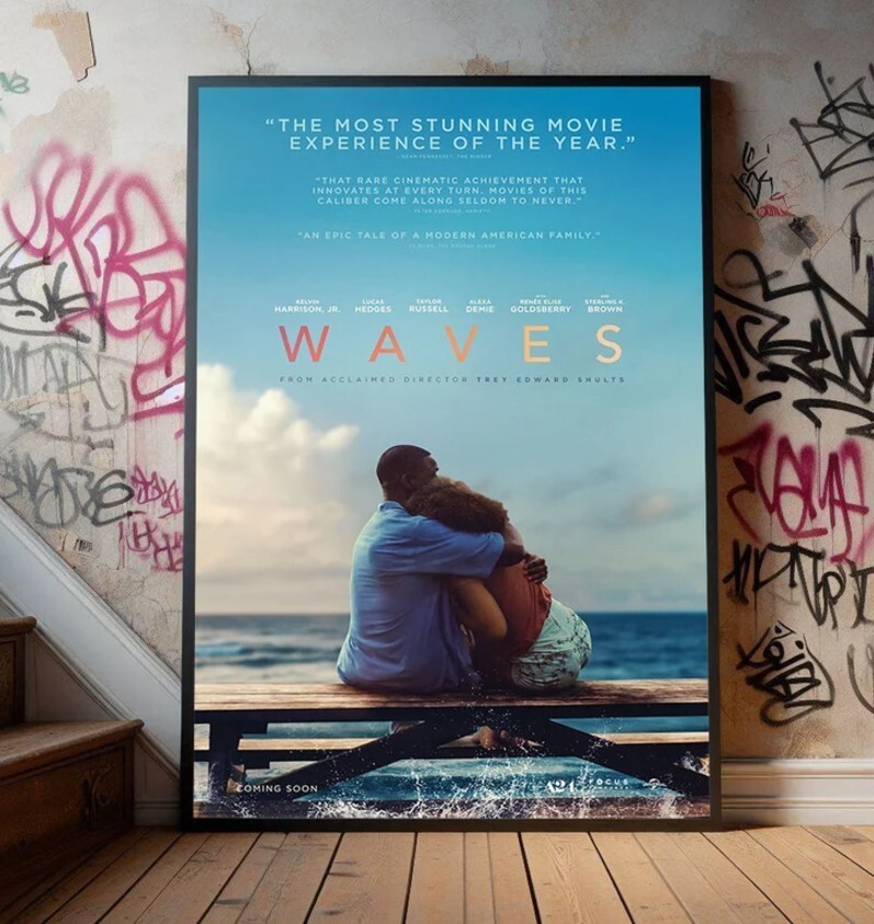 Waves 2019 Movie Premium Poster Film Fan Collectible