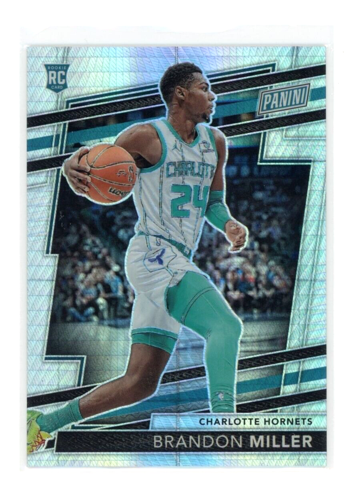 Brandon Miller 2024 Panini The National VIP  Hyper Prizm Rookie RC #RC3 Hornets