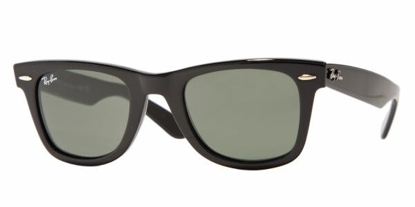 Ray Ban Original Wayfarer Classic Black/Green Sunglasses ORB2140 901A 50MM