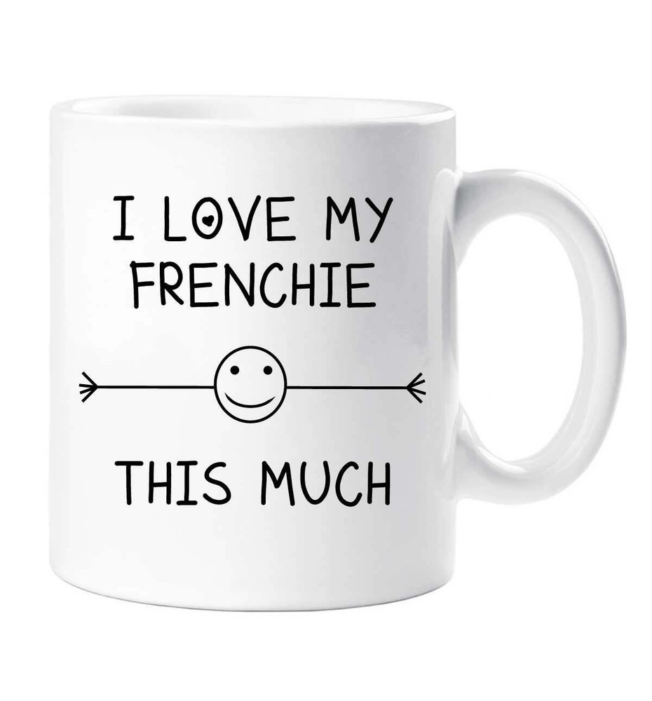 Handmade Frenchie Mug for Dog Lovers - Mother's Day Birthday Christmas Gift  