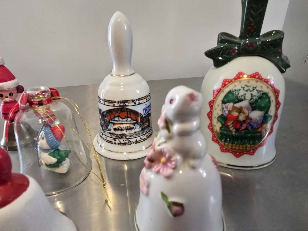 Vintage Christmas Bell Lot – Mixed Holiday Collectibles