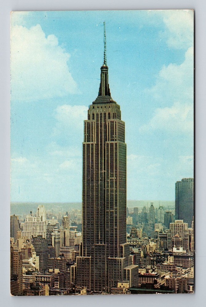 Vintage Empire State Building Souvenir Postcard New York City NY Landmark Keepsake