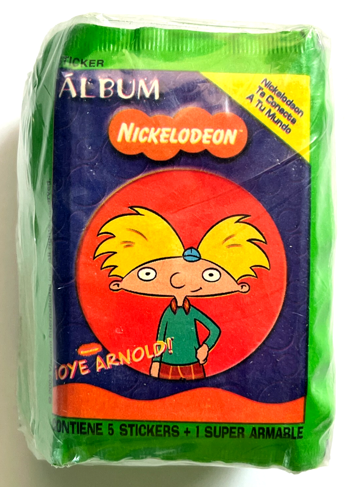 2003 BOX NICKELODEON Navarrete Stickers - 50 Sealed Packs Peru Hey Arnold! #5