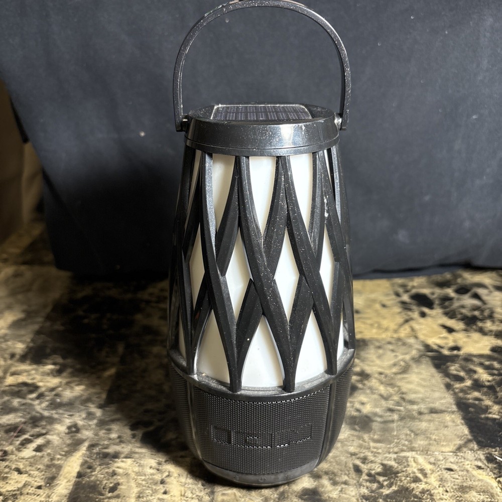 ION iSP136 Tahiti 10W Solar Bluetooth Lantern for Outdoor Use Rechargeable Design