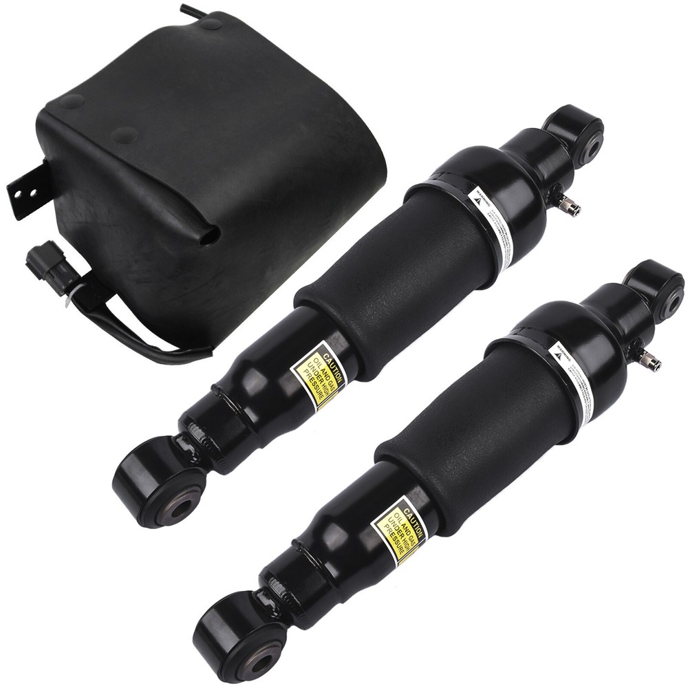 2 Rear Air Shocks + Air Compressor for 2005-2008 Nissan Armada