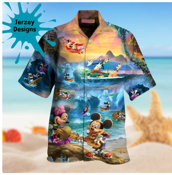 Funny Mickey And Friends 3D HAWAII SHIRT HALLOWEEN GIFT BEST PRICE OVER PRINT