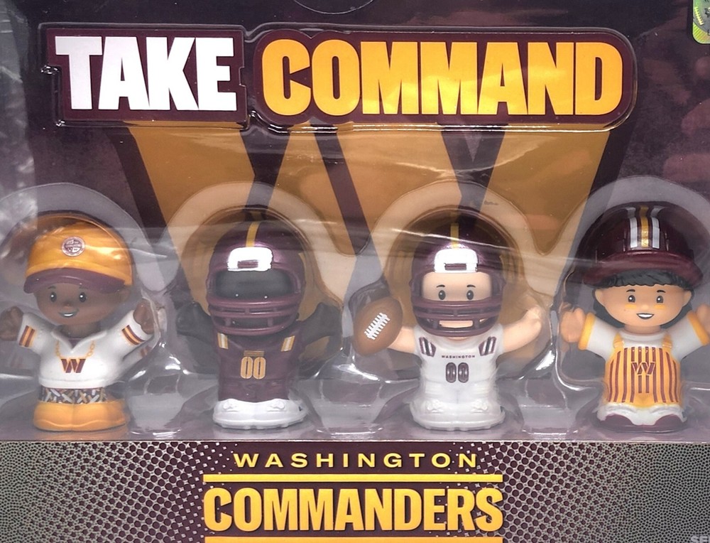 Washington Commanders Little People Collectors NFL Fisher-Price NIB**In Stock