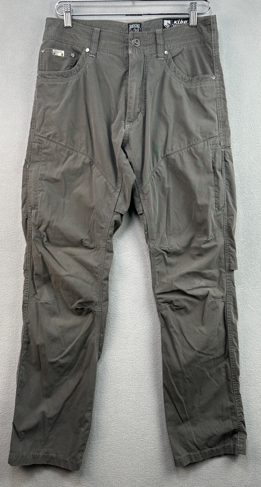 Kuhl Konfidant Air 30x32 Gray Vented Double Knee Carpenter Hiking Pants Lightweight-image