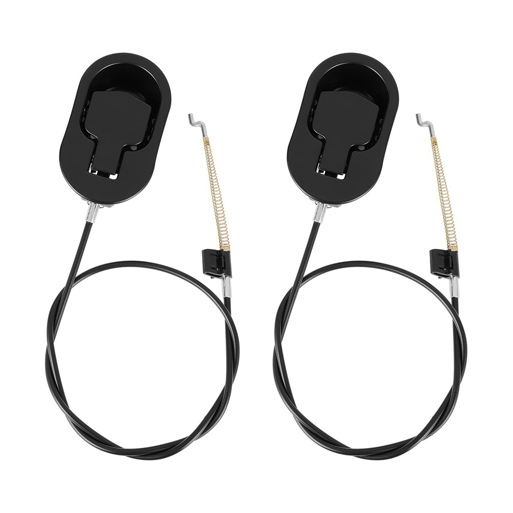 Heavy-Duty 2-Pack Metal Recliner Handle Replacement with Cable for Sofa Chairs