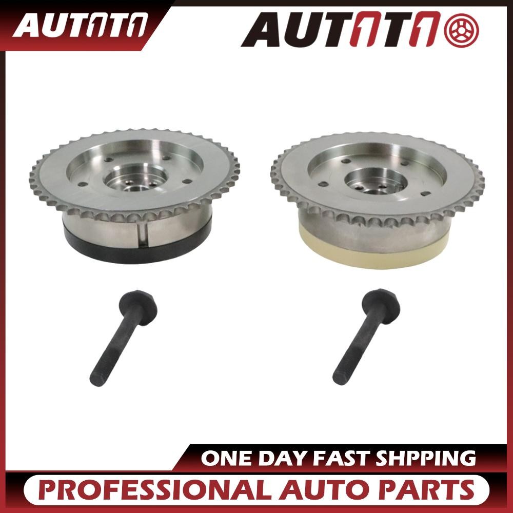 2x Intake&Exhaust Cam Camshaft Phaser Gear For Chevrolet Equinox Impala 2.0 2.4L
