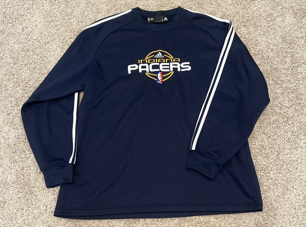 Adidas NBA Fusion Indiana Pacers Sweatshirt Men’s L Y2K Baggy Sweater Pullover