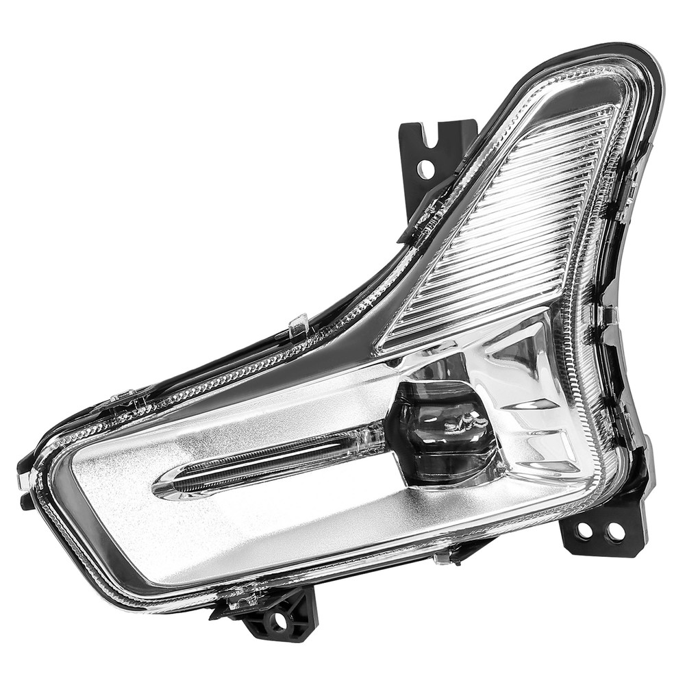 Left Side Fog Light Lamp For Ford Fusion 2019-2021 Clear Lens Chrome Housing