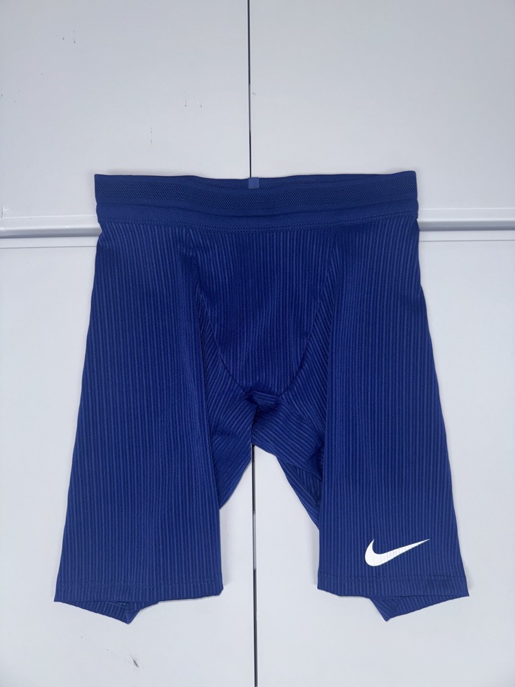 Nike 2023 Pro Elite Team Half Tights Blue White DX8990-456 Men's Size S